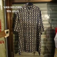 VAN HEUSENヴァンヒューゼン/90s 総柄 シャツのサムネイル