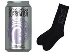 YOASOBI 超現実 LogoSocks ロゴソックス ブラック ホワイト L YOASOBI Online Store
