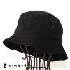 バケットハット 帽子 ニューハッタン ブラック 1500-Z-BLK L/XL