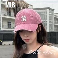 MLB カリナ着用 ダメージキャップ 日本未入荷　ブラウン　ベースボールキャップ MLB カリナ着用 ダメージキャップ 日本未入荷 ブラウン ベース