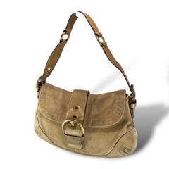 コーチ COACH ソーホー ワンショルダーバッグ スエード ベージュ