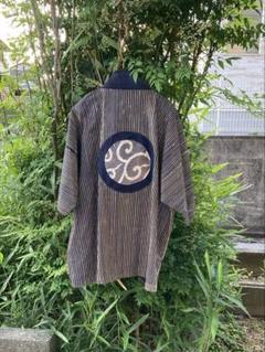 値下げしました。すごくお買い得です。希少　消防団半纏　刺子半纏　リメイク　バック Yahoo!オークション - 刺し子 刺子 生地 消防 半纏 リメイク