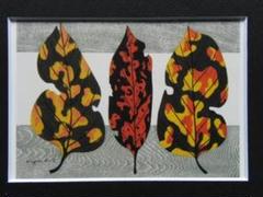 斎藤清、【秋模様】、希少な大判額装用画集より、美品、新品額装付 斎藤清、【会津の冬（4）阿久津】、希少な大判額装用画集より