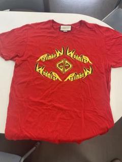 GUCCI グラフィックプリント Tシャツ レッド