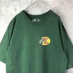 Z7古着　Tシャツ グリーン　バックプリント