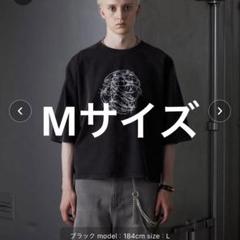 【GRANCY】　グラフィックダメージ ロンT グランシー　Mサイズ GRANCY】LinestoneDesign Graphic Damage LongTee / ライン