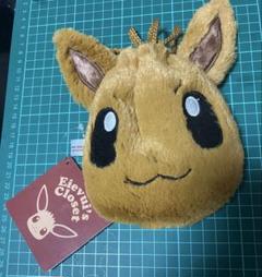 イーブイ ぬいぐるみフェイス 巾着 ポーチ ポケモン