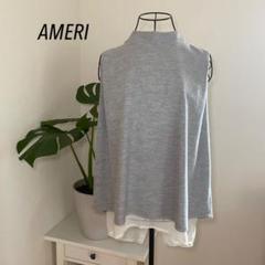 AMERI タンクトップ 薄ニットブラウス