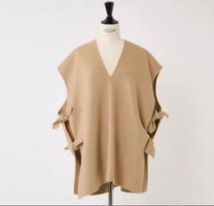Heve へイヴ　リボンウールリバージレ heve リボンウールリバージレ チャコール 美品