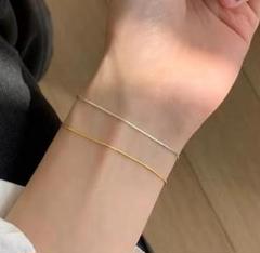 1082 レディース シルバー ブレスレット 刻印 細い サビにくい バングル