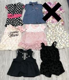 ベビー服　子ども服　80㎝ まとめ売り　女の子　夏 トップス　ワンピース