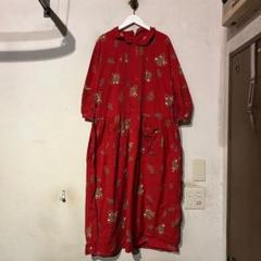 極美品！ピンクハウス PINK HOUSE　ピコフリル　チュニックンピース　赤 ワンピース/ドレス｜全商品一覧｜ピンクハウスオフィシャル