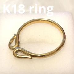 K18美品スカーフモチーフゴールドリング　10号　3048K2506 K18美品スカーフモチーフゴールドリング 10号 3048K2506 - メルカリ