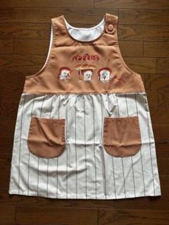 【新品】2色セット　パンどろぼう　保育士　エプロン　ブラウン　ライトグリーン パンどろぼうしかけエプロンナチュラル×ライトグリーン | ほん