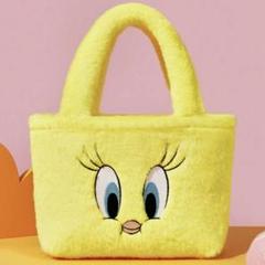 ルーニー・テューンズ トゥイーティー ハンドバッグ モコモコ