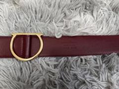 【美品】フェラガモ ガンチーニ ベルト 100 レザー ボルドー FERRAGAMO - 【美品】フェラガモ ガンチーニ ベルト 100 レザー