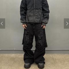 BLR BLUER ダメージデニムパンツ