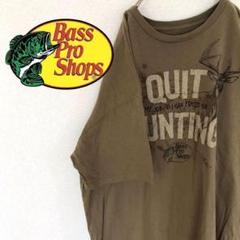 USA古着 bass pro shops オーバーサイズ Tシャツ ベージュ