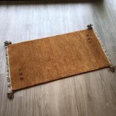 新品 高級手結び絨毯 GABBEH ギャッベ ラグ 60×120cm No108