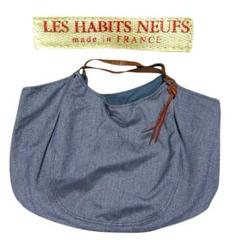 【希少廃盤】Les Habits Neufs レザビヌフ レザー持ち手 トート