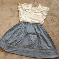 美品 ポンポネットジュニア ワンピース 150