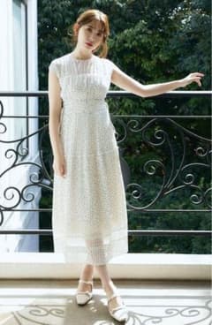 Her lip to ドット柄ロングワンピース Her lip to - herlipto ドット ワンピースの通販 by ぷぷ