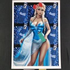 世界限定100枚 DEATH NYC K15 コカコーラ アナと雪の女王 エルサのサムネイル