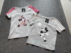 adidas ミニー ミッキー Tシャツ 2枚セット 100cm120cm