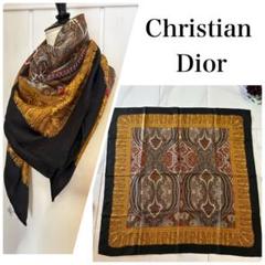 イタリア製　クリスチャンディオール　シルク　大判ストール　Dior スカーフ　絹 楽天市場】クリスチャン・ディオール 大判 シルク スカーフ