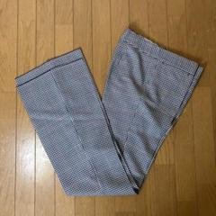 新品　RUBIN BROS チェック柄 フレアパンツ