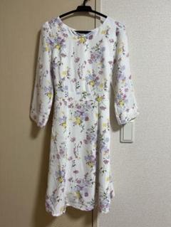 【試着のみ】ミッシュマッシュの花柄ワンピース