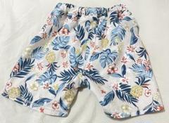 夏休み　水着　パンツ　ハーフパンツ　トロピカル　パイナップル　ハイビスカス