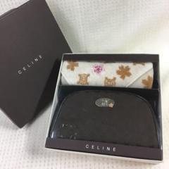 514 CELINE マカダム ポーチ タオル セット 桜