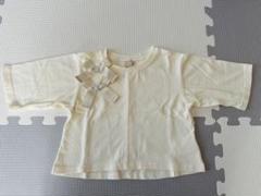 petit main リボン付き半袖Tシャツ