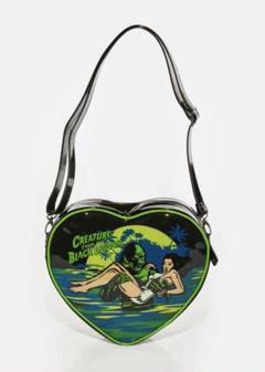 ♡レア品♡Rock Label 大アマゾンの半魚人 エナメル ハート バッグ