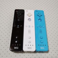 wiiリモコン　黒白青　3個セット