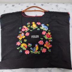 FEILERハイジボールアンドチェーン　花と鳥の刺繍 エコバッグLサイズです。 FEILER - 【国正規品】【新品未使用】フェイラー×ボールアンド