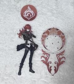 原神 ディルック アクスタ うちわ ぬいぐるみ 特典 等まとめ売り 原神おすわりぬいぐるみディルック&ガイア~1社限定