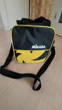 Mikasa バレーボール用ショルダーバッグ 黒/黄色