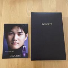 大谷翔平 直筆サイン色紙・額縁付き＆コスメデコルテサイン刺繍入りバスタオルセット 大谷翔平 直筆サイン色紙・額縁付き＆コスメデコルテサイン刺繍