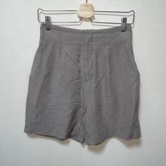 ロペ マドモアゼル　グレー　ショートパンツ　キュロット　前開きファスナー付き　M