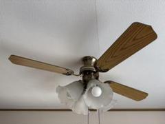 【三洋電機】天井取付型シーリングファンライト4灯タイプ