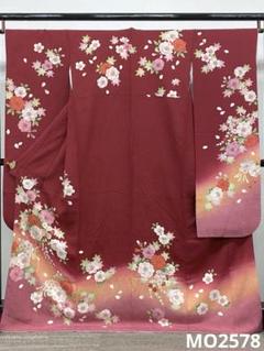 振袖 豪華 型友禅 金彩 紋意匠 桜 身丈166cm