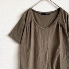 Pao.de.lo Tシャツ 半袖 Ｖネック 無地 シンプル 綿100% 薄手