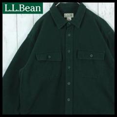【希少】エルエルビーン 00s シャツ ネルシャツ シャモアクロス L 長袖
