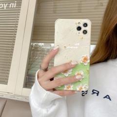 iphone12proケース 花柄　癒し