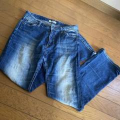 SAGRES ブーツカットデニム 青