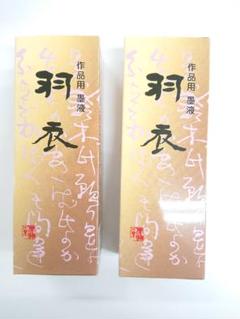 墨運堂 羽衣 墨液500ml 2本セット 新品 書道 習字 墨汁 書写 書初め