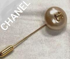 CHANEL CCロゴ ヴィンテージ ブローチ パール風 装飾付き CHANEL シャネル ブローチ メタル、ストラス&コスチュームパール
