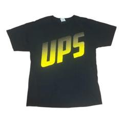 企業T UPS T-shirts Tシャツ Lサイズ 黒 ブラック